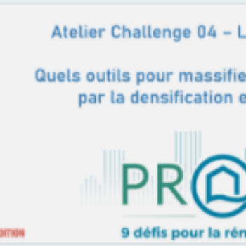 WEBINAIRE PARTENAIRE : ATELIER CHALLENGE – Quels outils pour massifier la rénovation énergétique par la densification en zone pavillonnaire ?