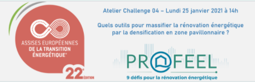 WEBINAIRE PARTENAIRE : ATELIER CHALLENGE – Quels outils pour massifier la rénovation énergétique par la densification en zone pavillonnaire ?