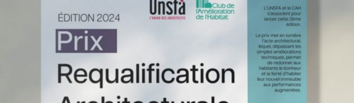 Remise du Prix de la Requalification Architecturale de copropriétés